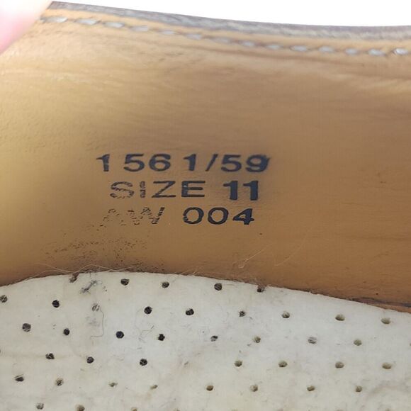 Dr Martens Men's 1561/59 VTG US12 Uk11 Brown Leather 4 Eyelet Oxford Shoes - Picture 16 of 16